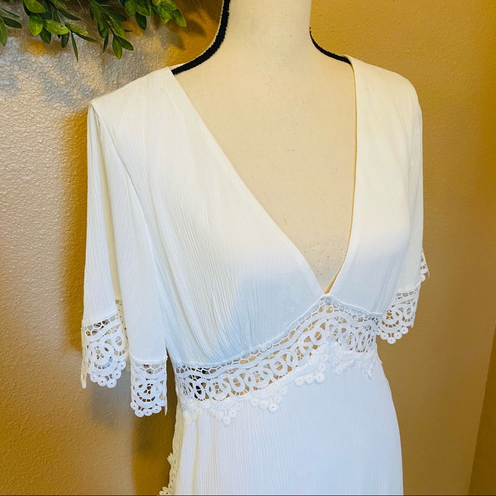 NWOT Lulus Sweeten the Occasion White Lace Maxi Dress - Picture 6 of 17